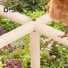 Chicken Perch Toy Wooden Chick Perch Stand with Metal Ground Stake Coop Backyard Poultry Accessories for Roosters Chicks Parrots
