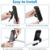 Bike Phone Mount 2 Pack, Universal Motorcycle Phone Holder For Bike, 360°Rotation Silicone Bicycle Phone Holder Handlebar Phone Mount Compatible