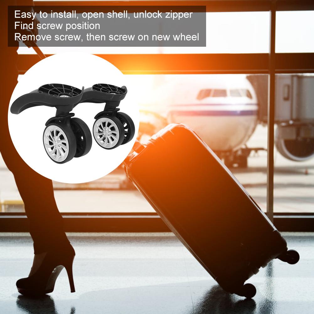 1 Pair of A77 Luggage Wheel Universal Suitcase Replacement Accessory Outdoor Supplies