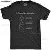 Unisexs Name The Triangles Funny Math T Shirt Sarcasm Novelty I Love Math Graphic