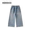 MOMOCO Girls' Sweet Fashion Denim Long Pants