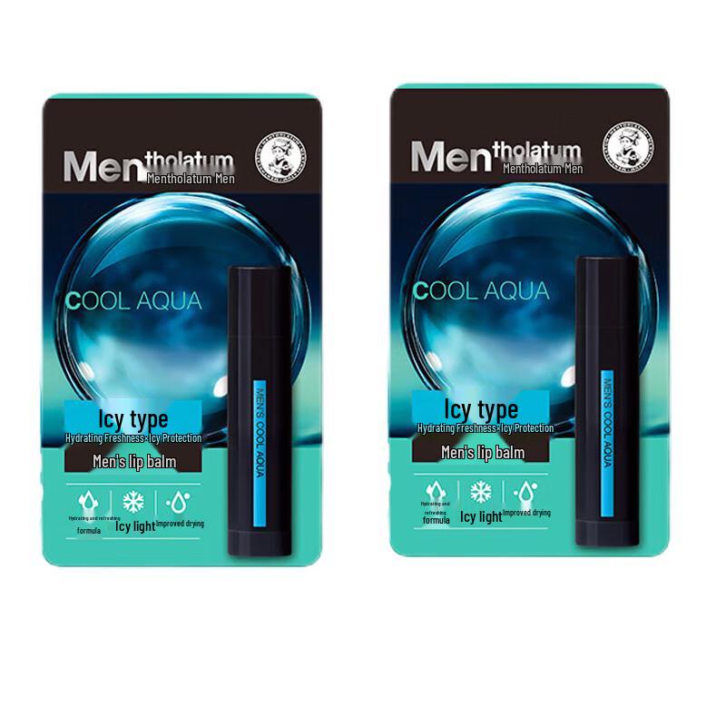 Охлаждающий бальзам для губ Mentholatum для мужчин