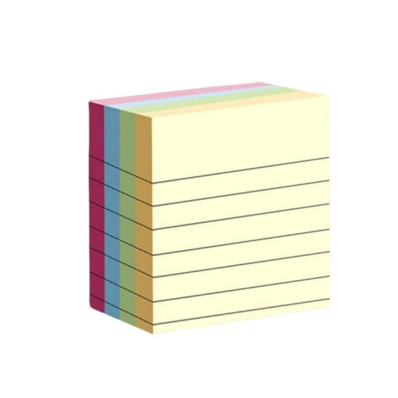 100/200 Pages of Horizontal Line Sticky Notes Paper Notebooks Large Student Office Sticky Notes Notebook Notes