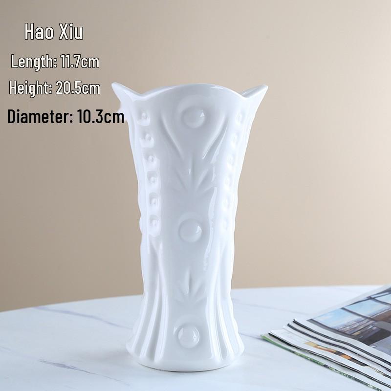 Nordische Keramikvase: Modernes Künstlerisches Blumenarrangement Heimdeko Auslage