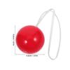 Naso da clown rosso a LED lampeggiante, luce intermittente, costume di Halloween, accessorio per spettacoli circensi, naso da clown rosso