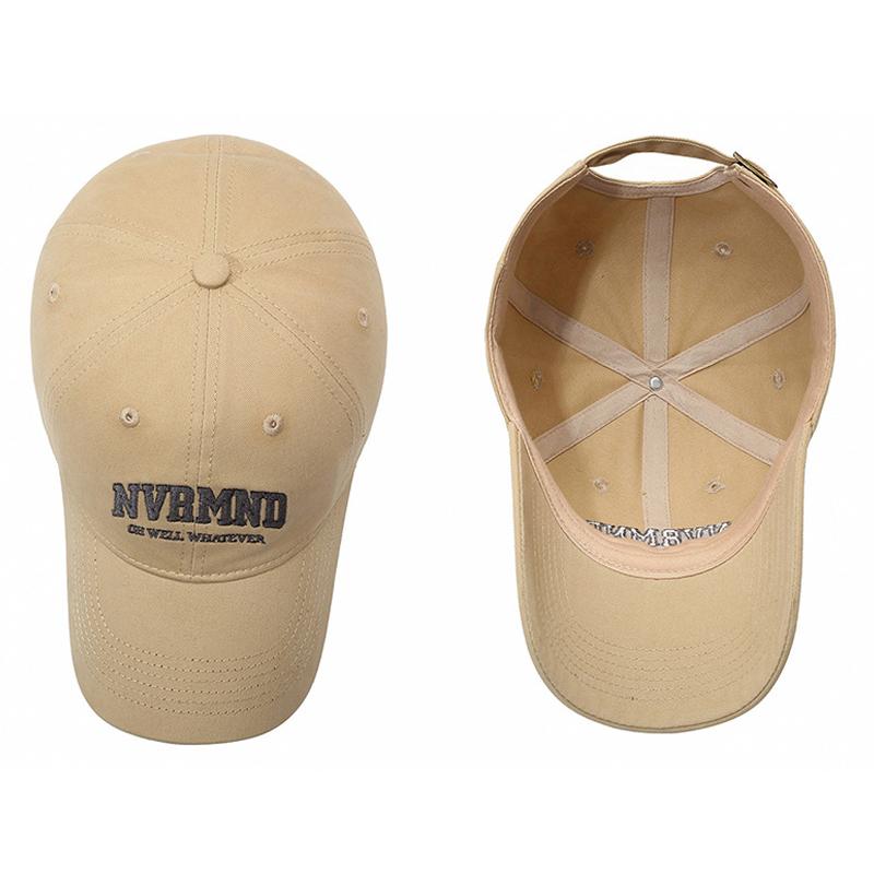 Embroidered Letter Baseball Cap Women Men Sunshade Cap
