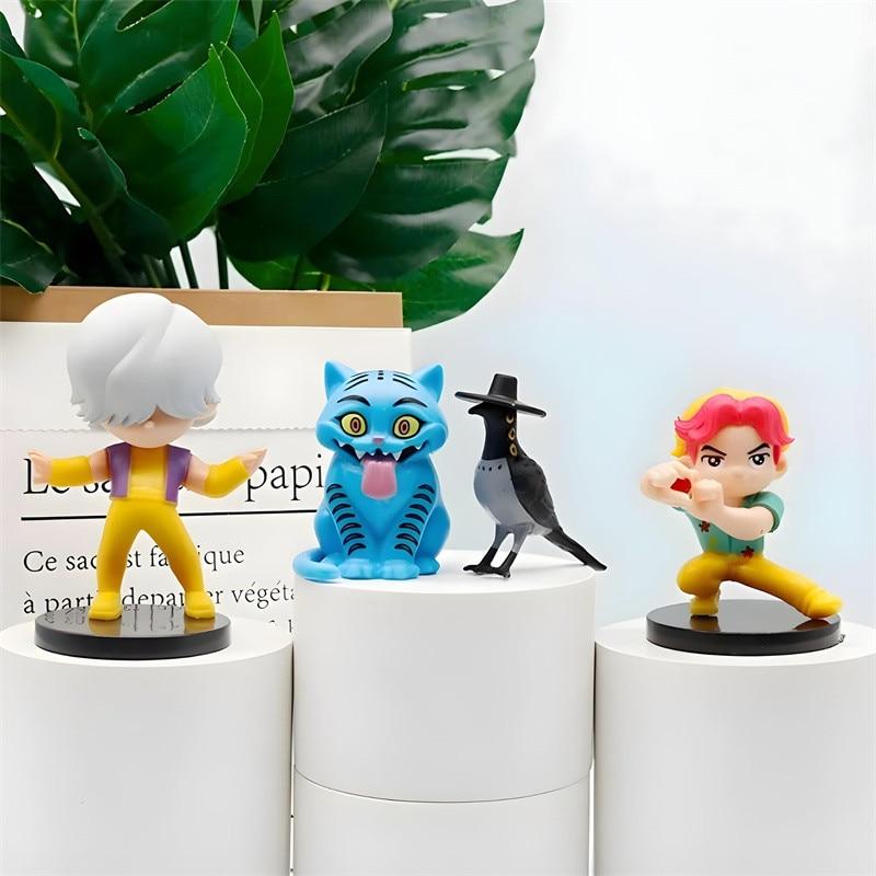 Chelfonds KPop Demon Hunters 10-Piece Figure Set, Multicolor Anime Collectible Models, Desktop Display Gift