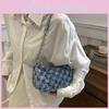 Chic Commuter Crescent Bag Stylish Canvas Crossbody Purse For Trendy Women