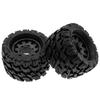 Remote Control Crawler Rubber Car Orange Tires 120*72*69mm 4pcs Replacement for    Hpi     Mk2     1Celsius10 Remote Control Ca