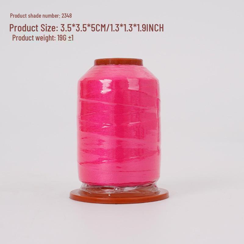 Polyester Sewing Thread: 100 Colors, 500 Yards, Fine Two-Strand, High-Speed, for Hand Sewing