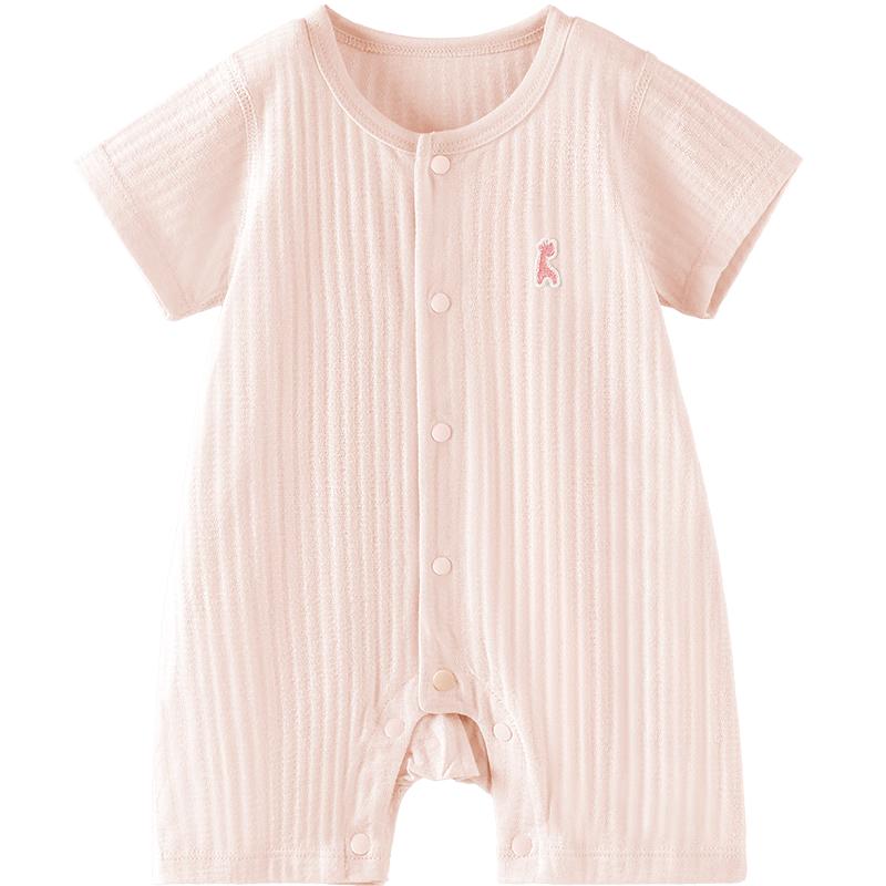TONGTAI Infant Summer Cotton Short-Sleeve Romper