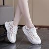 New Women's Sneakers - Lace-up Casual Fashion Versatile Not Tired Feet Non-slip Shock-absorbing Arch Support Comfortable Mesh Breathable Shoes