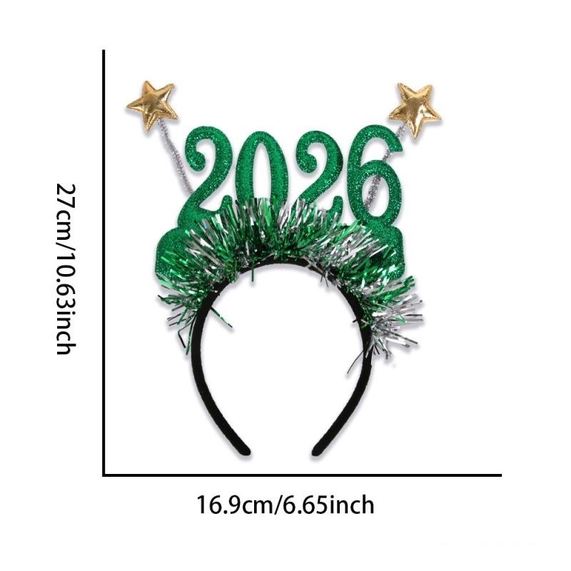 2026 Digital Funny Glasses - Christmas & New Year Creative Eye Wear, Party Decoration Photo Frame for Holiday Gatherings