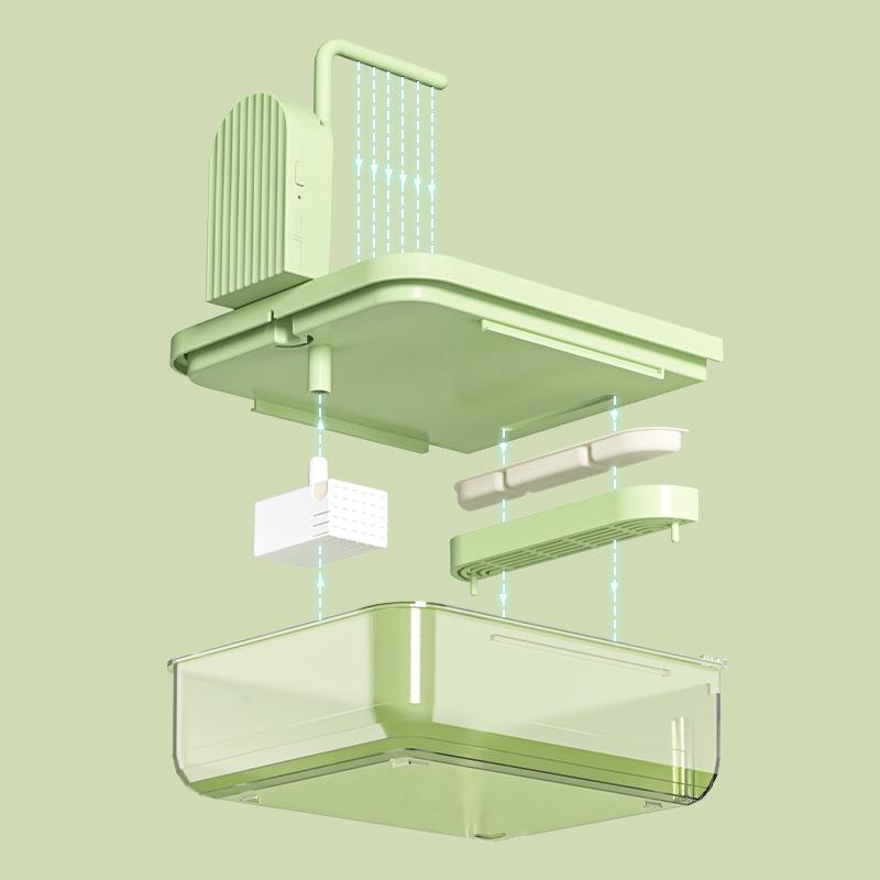 Koupel pro papouška Pivoňka z černého Fénixe: Elegantní ptačí klec a venkovní vana.