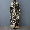 Women's Retro Single Breasted Long Shirt Shirt Dress