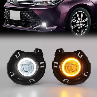 LED mlhové světlo pro Toyota Corolla AXIO 2015~ON světla pro denní svícení DRL bílé žluté