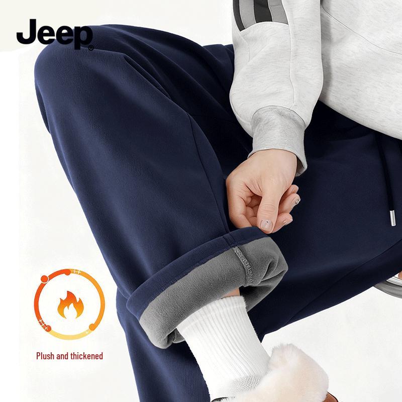 

JEEP Men s Winter Loose Straight-Leg Casual Pants L