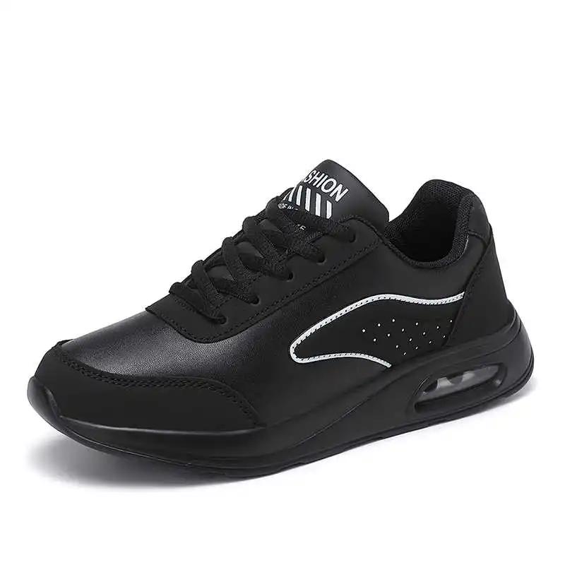 Synthetic Leather Tied Women's Stylish Sneakers Loafers Design Shoes Size 42 Women Boots Sport Special Sporty Pie Zapato