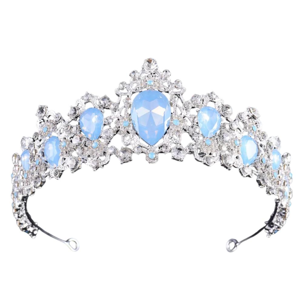Baroque Bridal Crown Crystal Diadem Headwear Queen Princess Crown Bridal Event