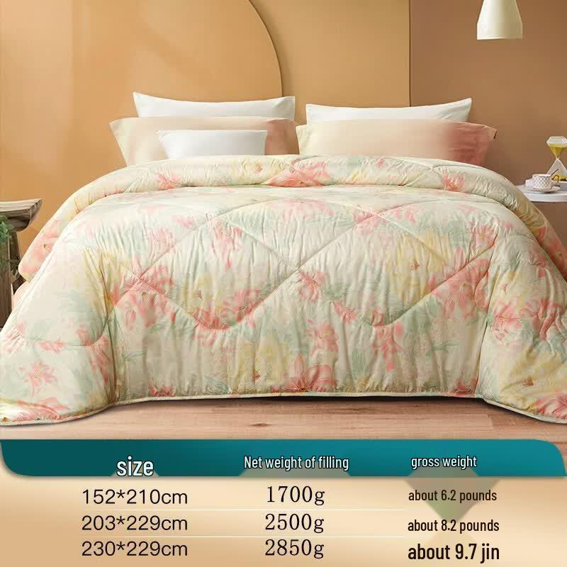 FUANNA Winter Printed Australian Wool Quilt