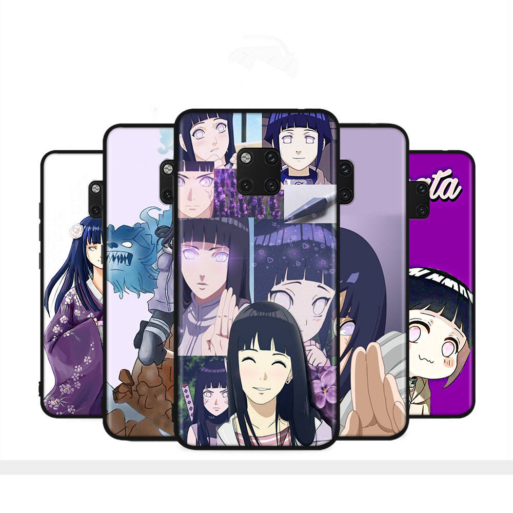 WD21 Naruto Hinata SakuraBlack Sofe Case for Xiaomi Poco X6 X4 M5 M6 F5 F6 C65 C55 C50 C51 C40 Pro Redmi 14C A3X 13C 12C 11T 10A 9C Note 7 6 8A Plus