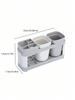 Toothbrush Holder With Gargle Cups Set, Creative Couple Home Bathroom Toothbrush Rack Cup Holder