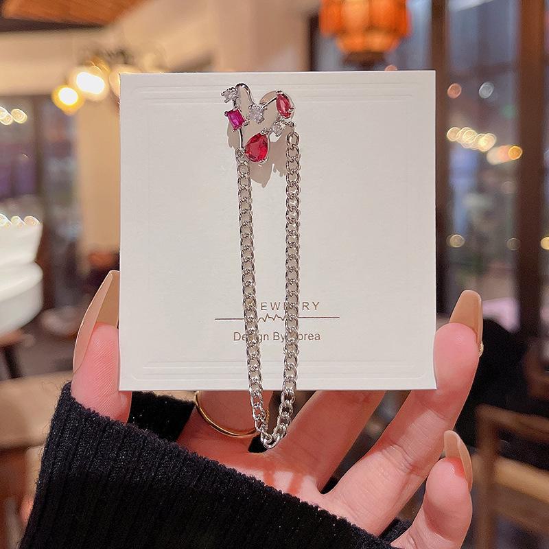 Elegant Butterfly Tassel Ear Bone Clip - No Piercing Needed