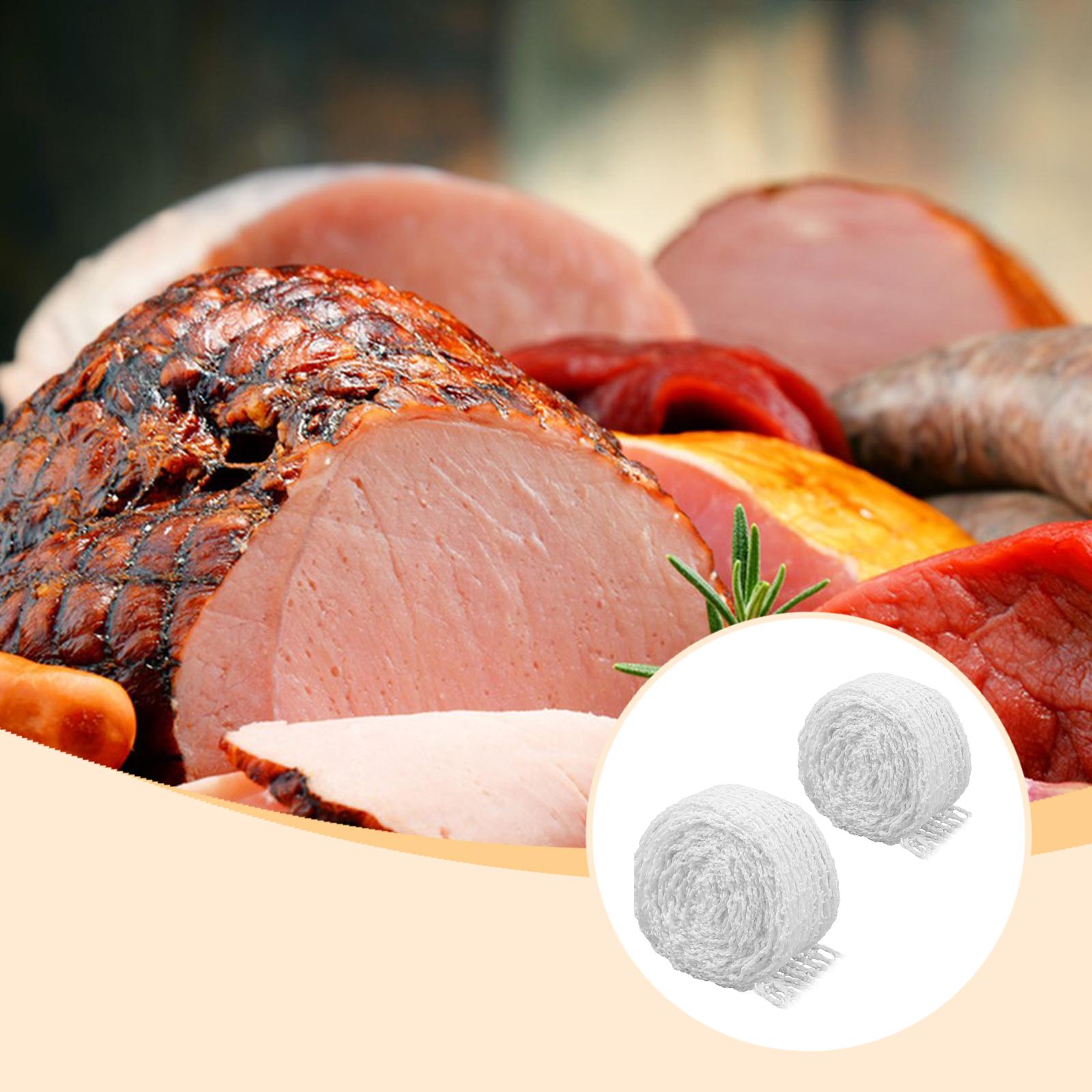 

Food Safe Meat Netting Roll Elastic Nylon Rope Cooking String for Ham Sausage Poultry Kitchen Use білий