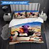 Penguins dventure 3pcs K-pop music group Bedding set,Ideal for Bedroom, Dormitory,Including Duvet Cover And 2pcs Pillowcases,Fan gifts