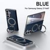 Original Sulada Carbon Fiber Grain Leather Magsafe Case For Samsung Galaxy Z Fold8Ultra 7  Hinge Ring Holder Bracket Back Cover