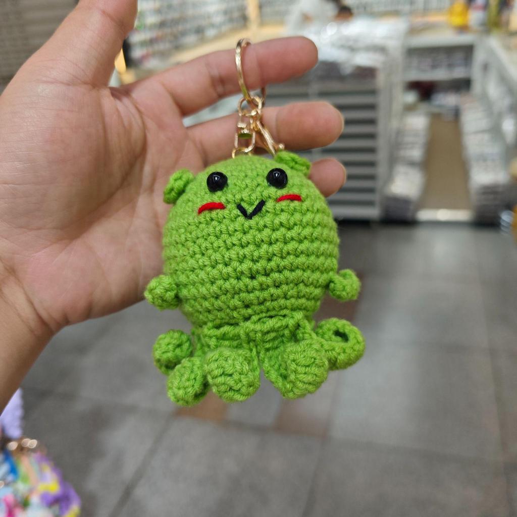 Handmade Marine Life Keychain: Octopus, Shark, Lobster, Starfish, Turtle