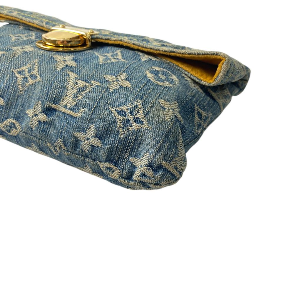 Used LOUIS VUITTONClutch bag denim denim Women