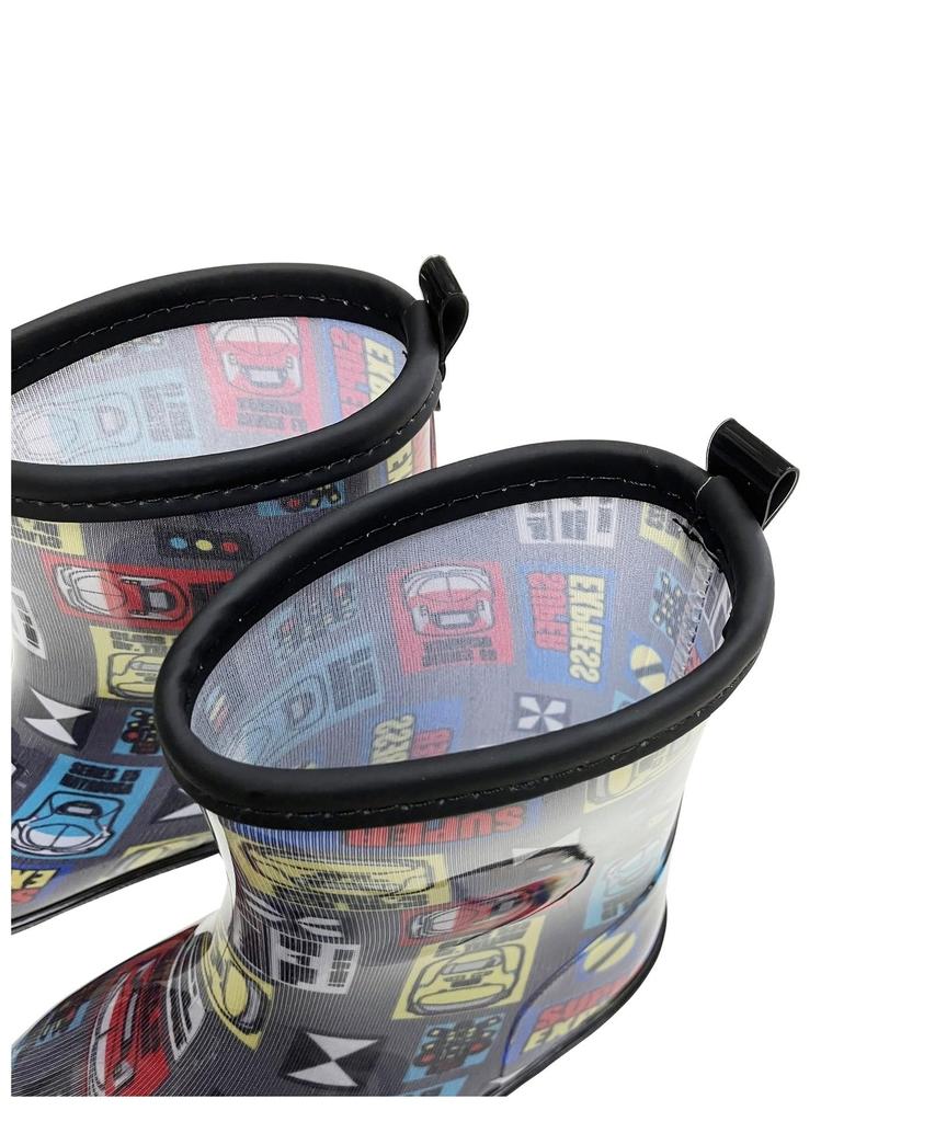 Rain Boots Shinkansen Kids Children Boys Boots Going To Kindergarten School Doctor Yellow Hayabusa Komachi Train [Kids Foret] (BL 19.0 Cm)