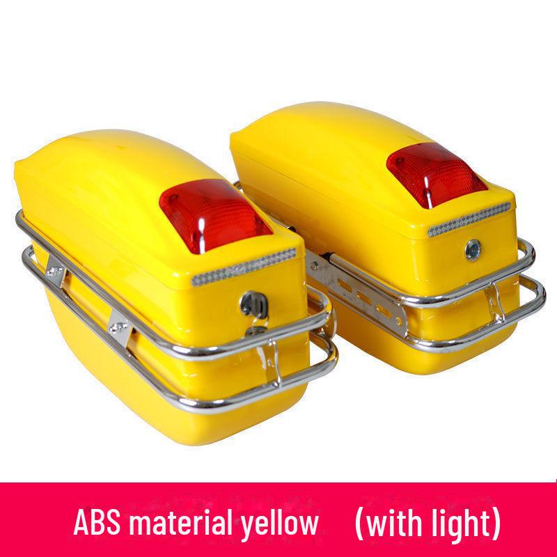 K6 Motorrad-Seitenbox mit Lichtern – 2 oder 3 Boxen, ABS-modifizierter Kofferraum und Heckbox