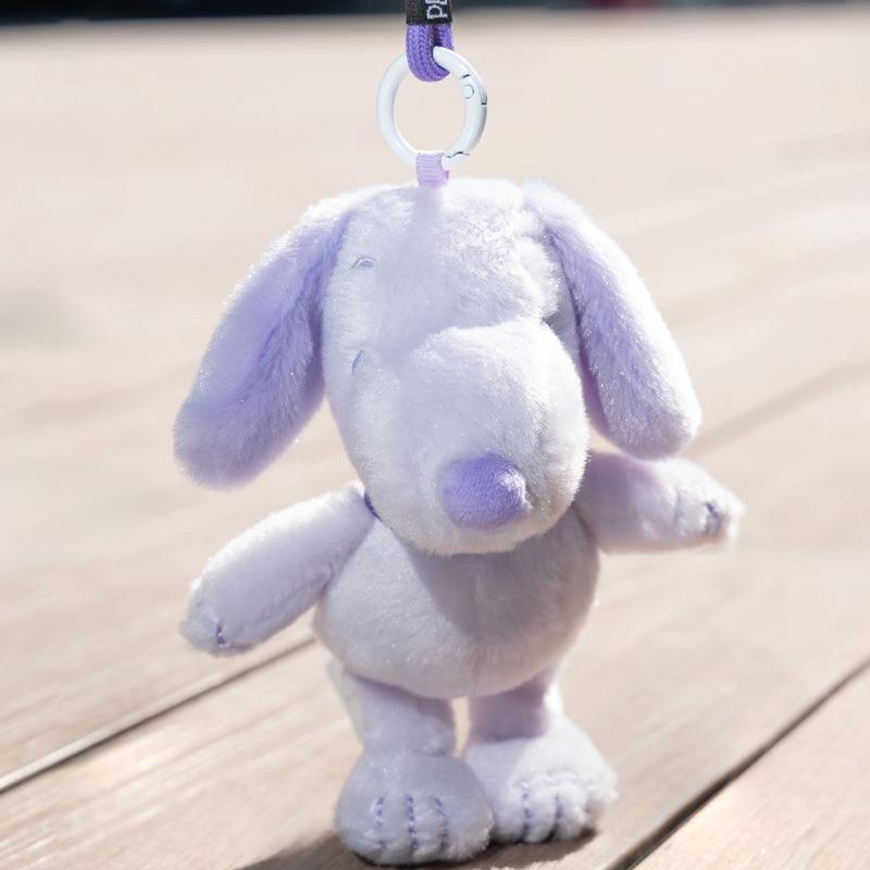 Snoopy Grey Tone Diary Series Plush Backpack Charm 13cm