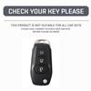 3 Buttons Oli Leather Car Remote Key Case Cover For Ford Figo 2017 Mondeo 5 Ecosport 2020 Fiesta Mk8 Everest Ranger