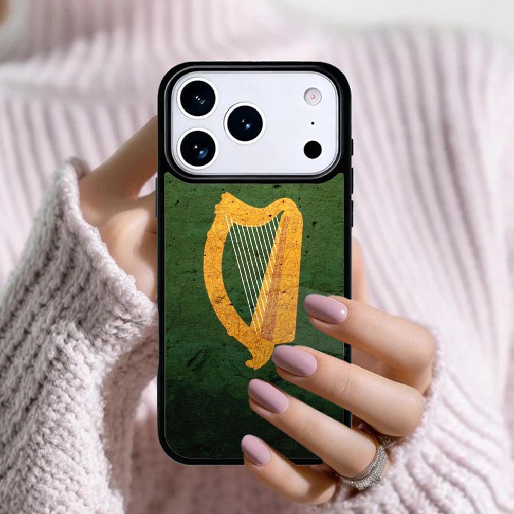 Ireland Irish Flag Phone Case For Apple iPhone 17 Air 16E 15 14 Plus 13 12 11 Pro Max Mini Funda Cover