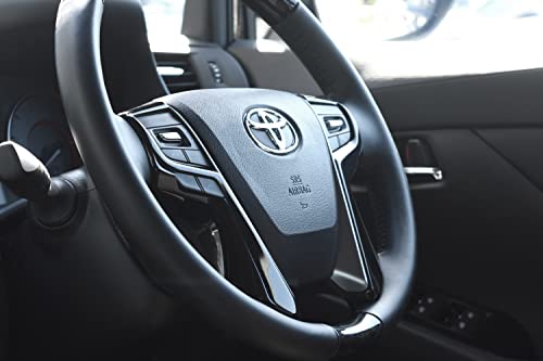 SecondStage Toyota Alphard Vellfire 30 Series Early and Late ALPHARD VELLFIRE Steering Panel for Both Side Switches Piano Black T641BLK