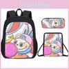 Cartoon Backpack For Kid With Graphic Design And Large Capacity For Daily