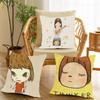 Art Y-Yoshitomo Nara Pillow Case Applicable Space For Guest Rooms Interiors Cars Office House Decoration