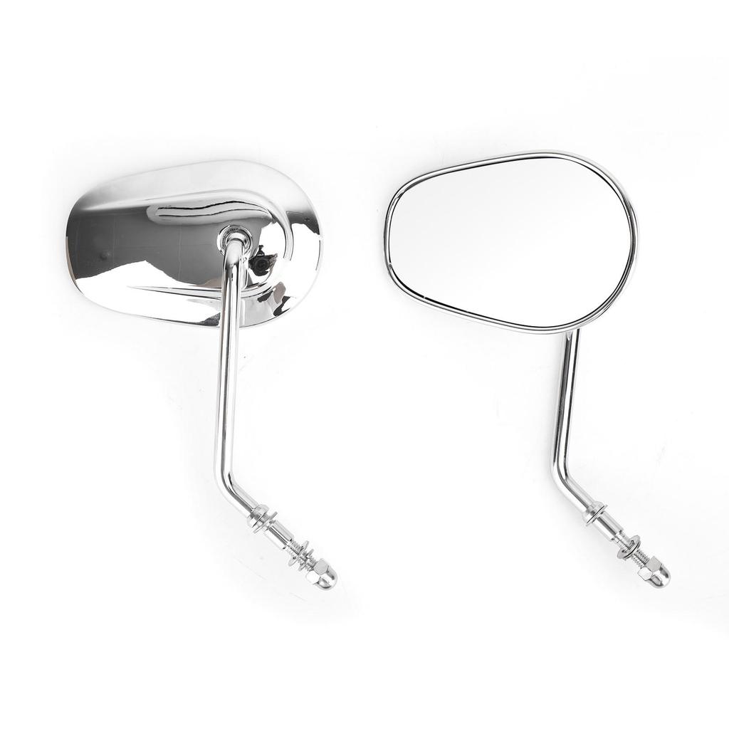 Rear View Mirrors Pair Black For Harley Road Street Glide Softail XL883 1200