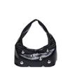 2025 New Women's Bag Korean Version of Fashion Rivets Personalized Fashion Niche Shoulder Bag Internet Celebrity Messenger Armpit Bag