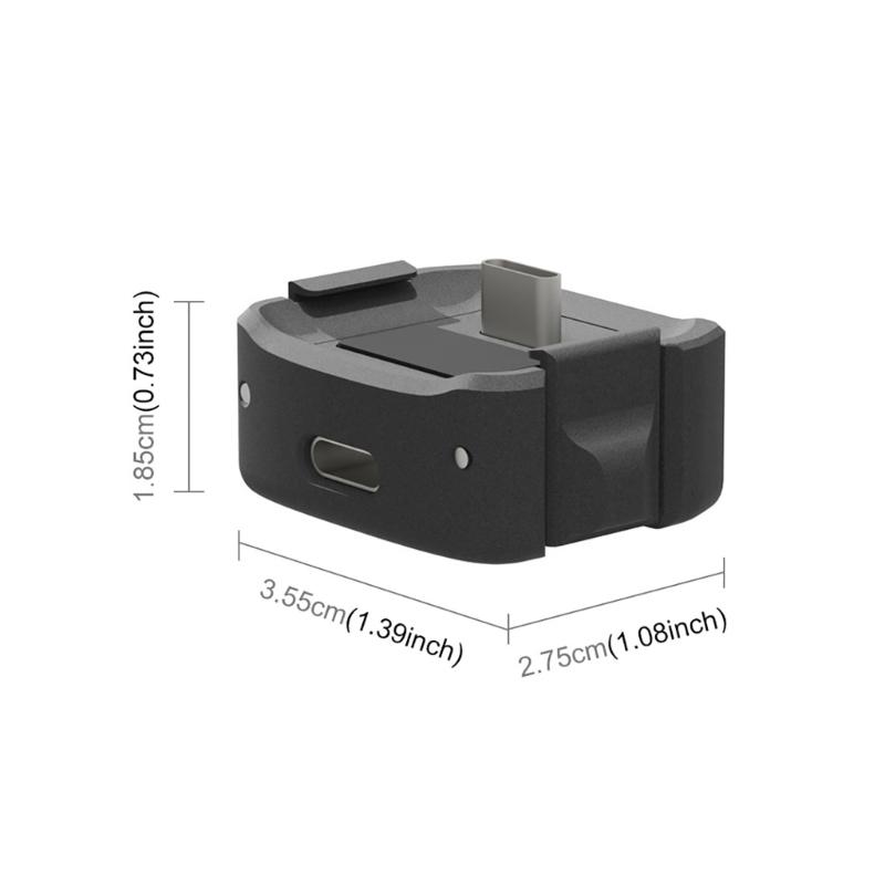Charging Base for Pocket 3 Type-C 1/4 Mount Adapter Potable Gimbal Camera for Pocket 3 Camra Accessories