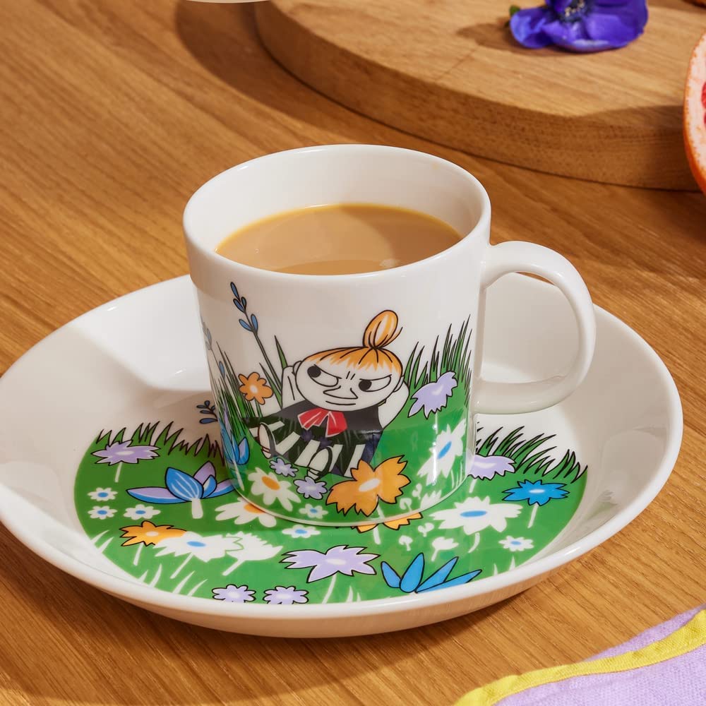 Arabia Moomin Little My Meadow Mug 300ml Official Gift Wrapping Tableware Perfect for Christmas Weddings Birthdays Housewarmings aW1062211 Imported