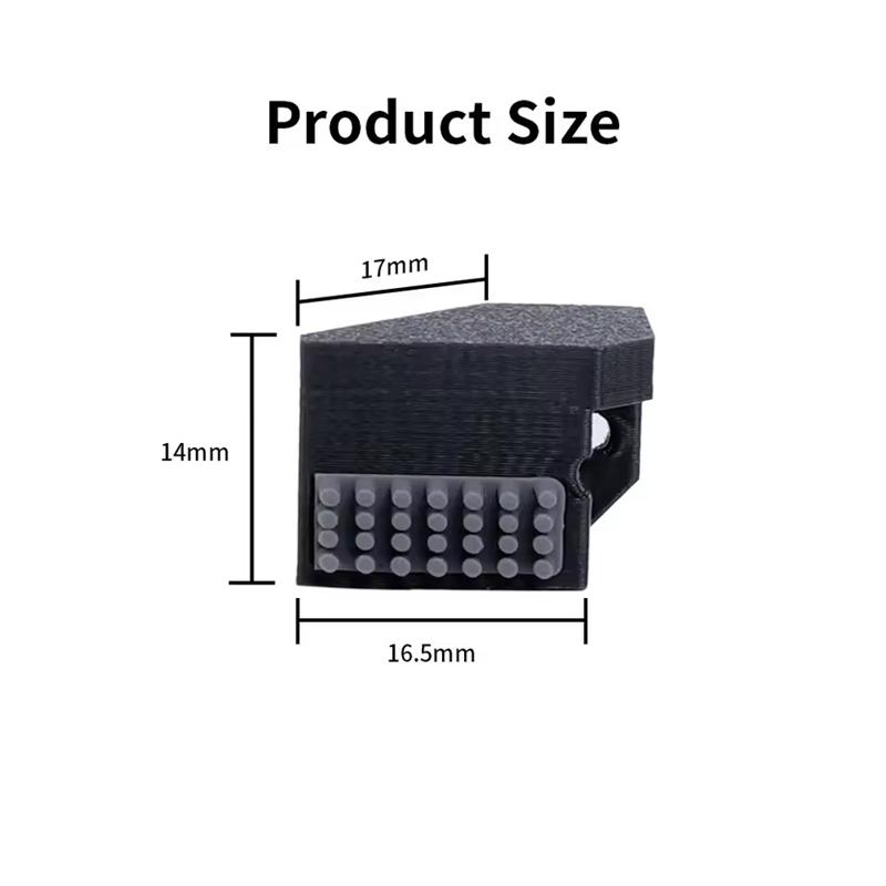 3D Printer Parts Nozzle Wiper Silicone Brush for Bambu Lab P1 P1P P1S X1 X1C Print Head Cleaner for 3D Printer Head Wiping Parts