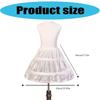 Childrens White Underskirt With Flexible Support Structure Ideal For Formal Event And Performances