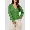 Women's Soft Cropped Cardigan Casual Lightweight Shrug Sweater Tops