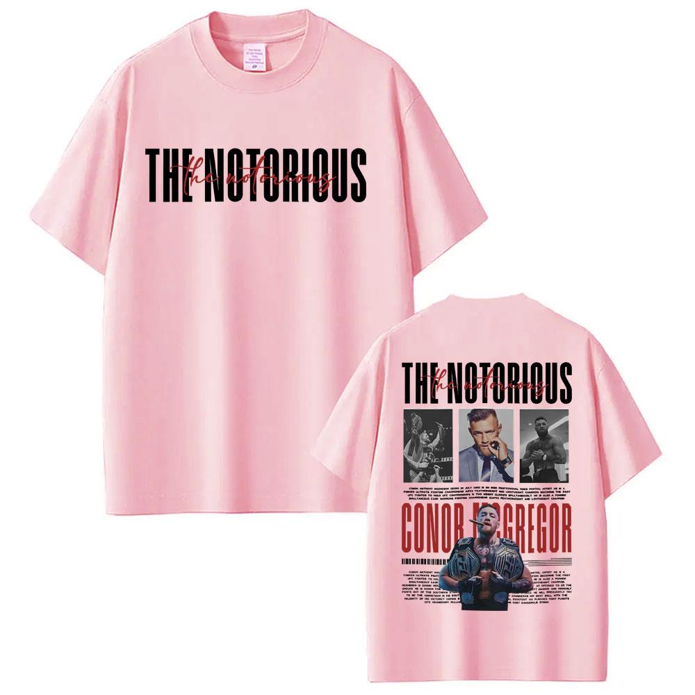 The Notorious Conor Mcgregor Vintage Graphic Tee Shirt Unisex Women Summer Tops High Quality T-shirt Fashion Gothic Classic T Shirt