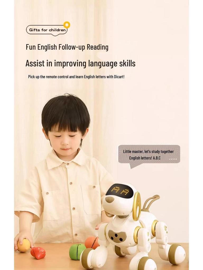 Smart Remote Control Robot Pet: Educational Toy for Kids - Dog & Cat Model, Perfect Year of the Horse Gift