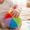 Soft Plush Rattle Ball Baby Handheld Sensory Toy with Bell Inside for Early Development and Hand Eye Coordination